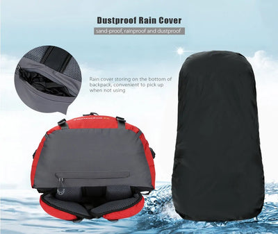 Backpack Camping Bag with Rain Cover