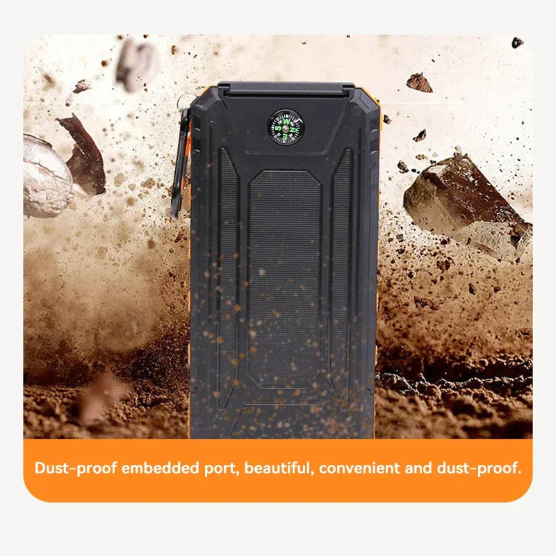 100000mAh Large Capacity Solar PowerBank