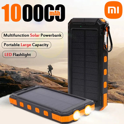 100000mAh Large Capacity Solar PowerBank