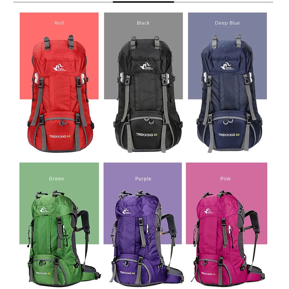Backpack Camping Bag with Rain Cover